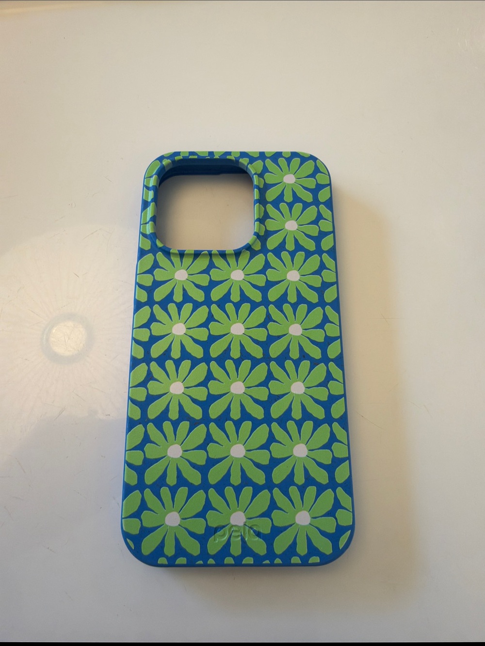 Pela Electric Blue Flower Child iPhone 16 Pro Case